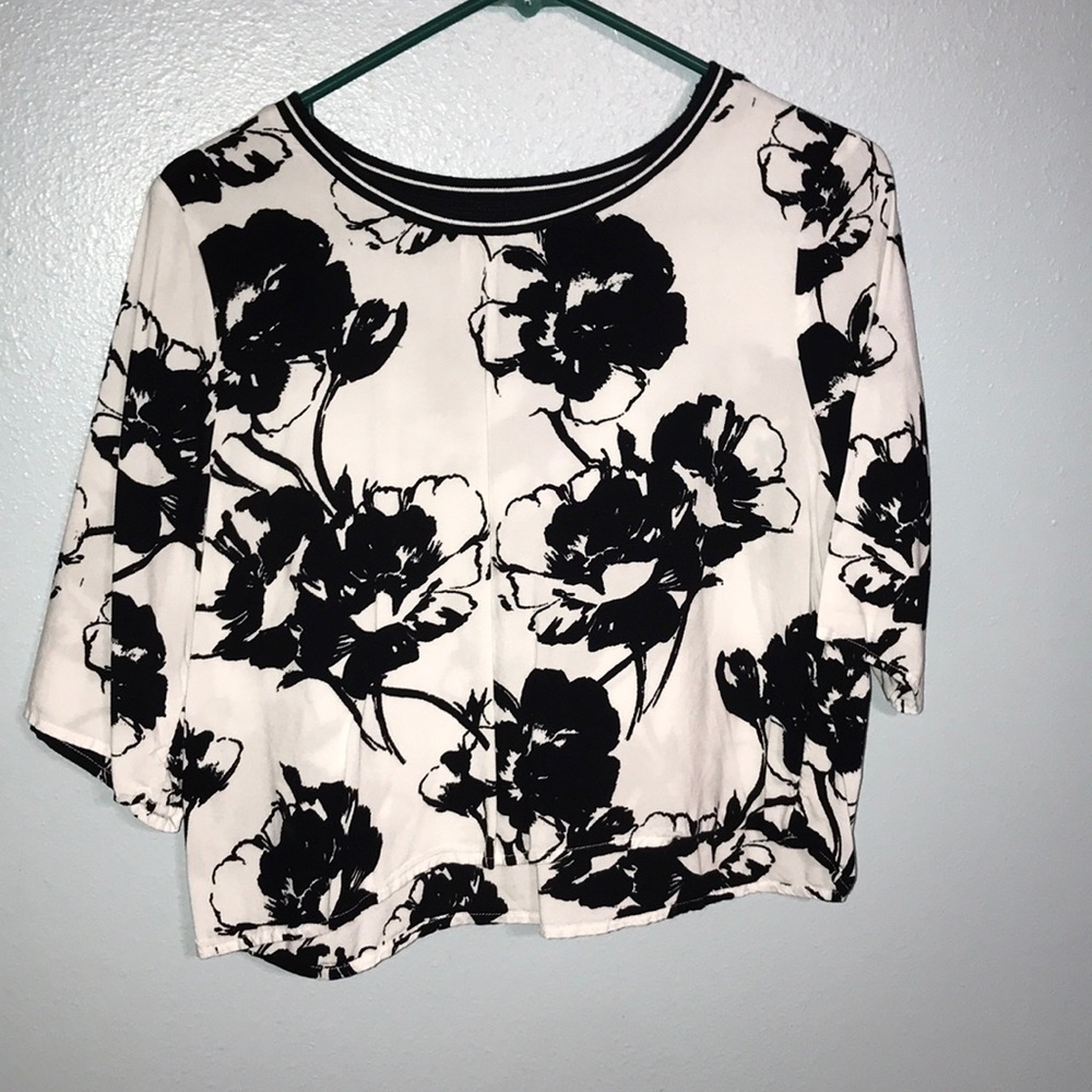 Abercrombie Roses Blouse